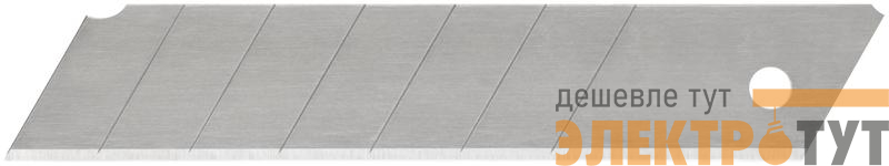 Набор лезвий для ножа технического 25мм 8 сегментов сталь SK5 (уп.10шт) FIT 10424