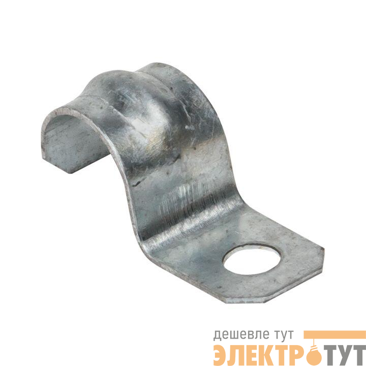 Скоба крепежная однолапковая d14-15мм метал. EKF sm-1-14-15