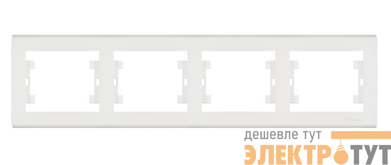 Рамка 4-м Manolya горизонт. бел. Makel 41001704