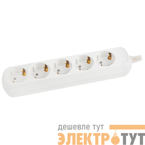 Колодка 5-м KX-5e с заземл. бел. Эра Б0071872