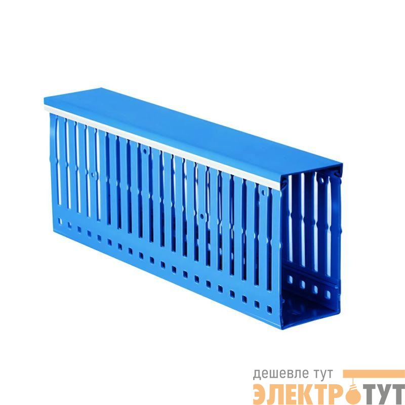 Кабель-канал перфорированный 25х60 L2000 RL6 син. DKC 01280RL