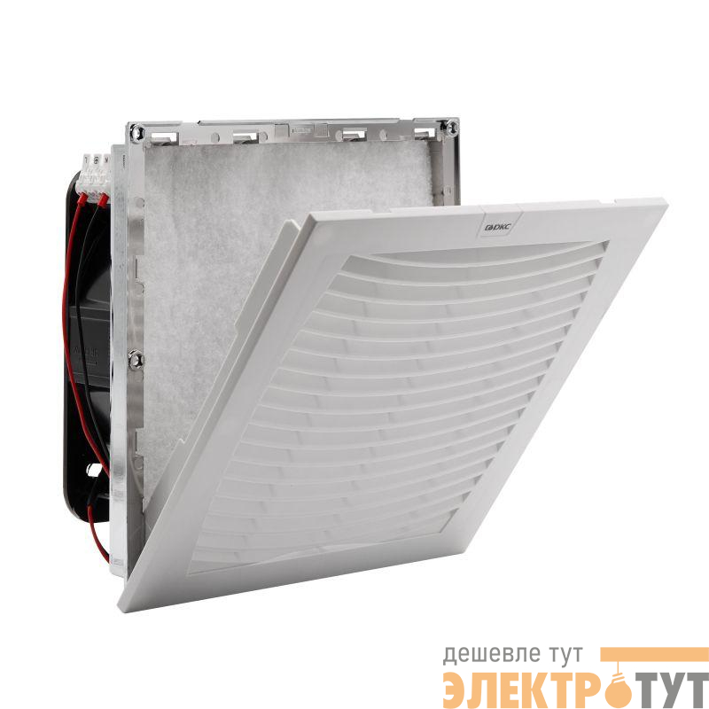 Вентилятор с фильтром ЭМС 480куб.м/ч 24В DC 255х255мм IP54 DKC R5MCV25024