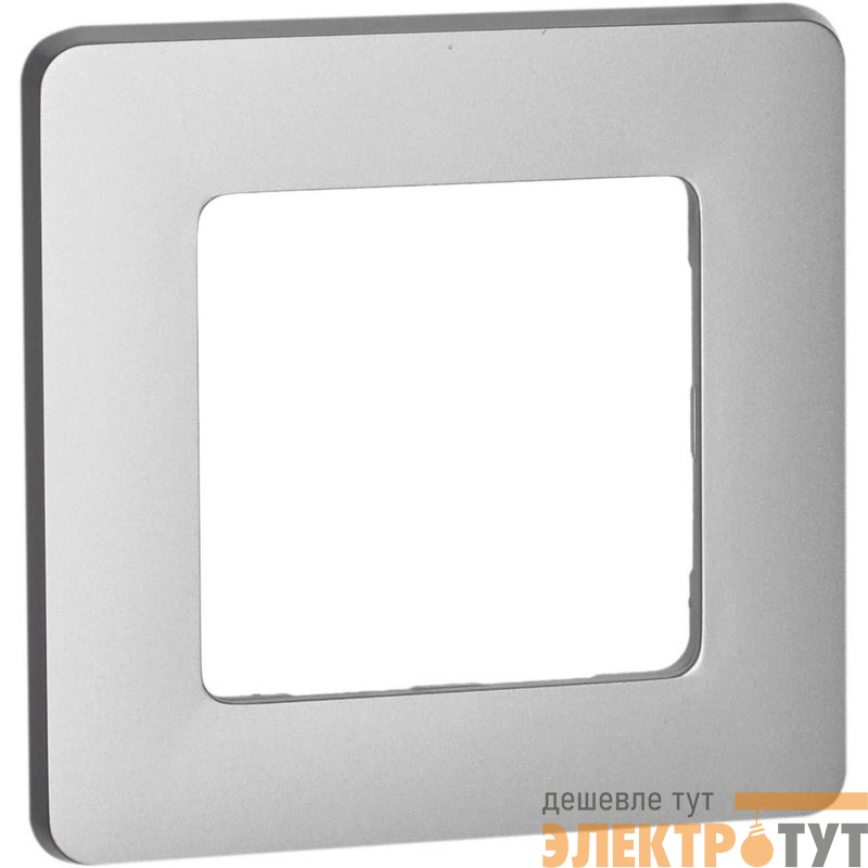 Рамка 1-м СП Inspiria IP20 алюм. IEK 673932