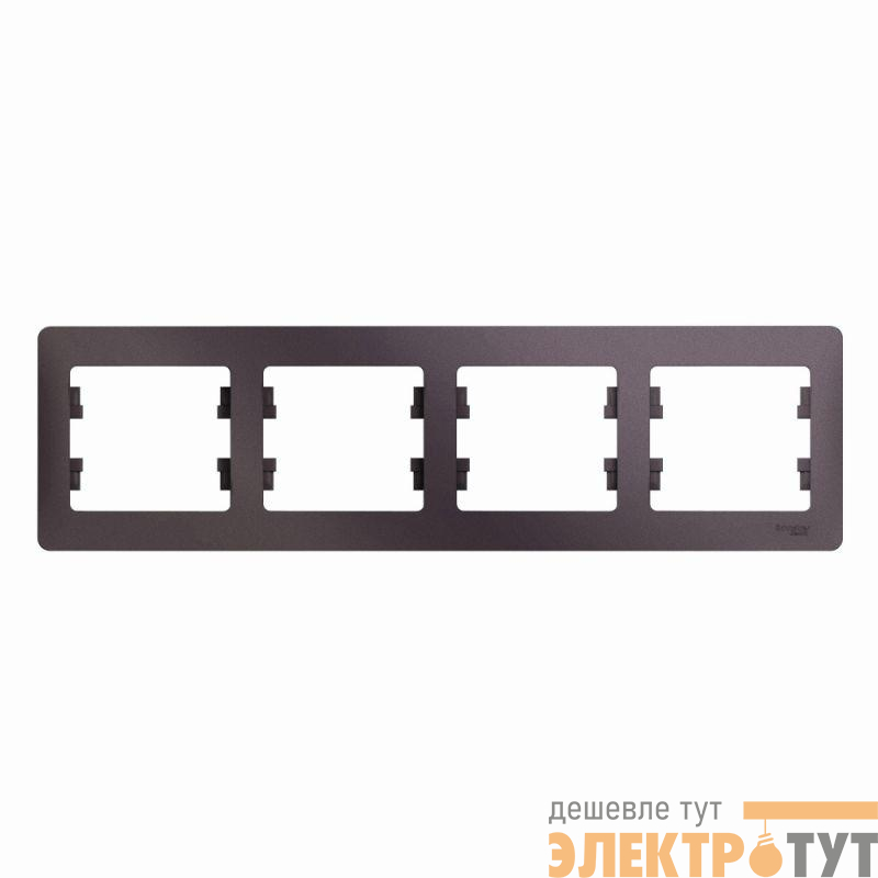 Рамка 4-м Glossa горизонт. сиренев. туман SchE GSL001404
