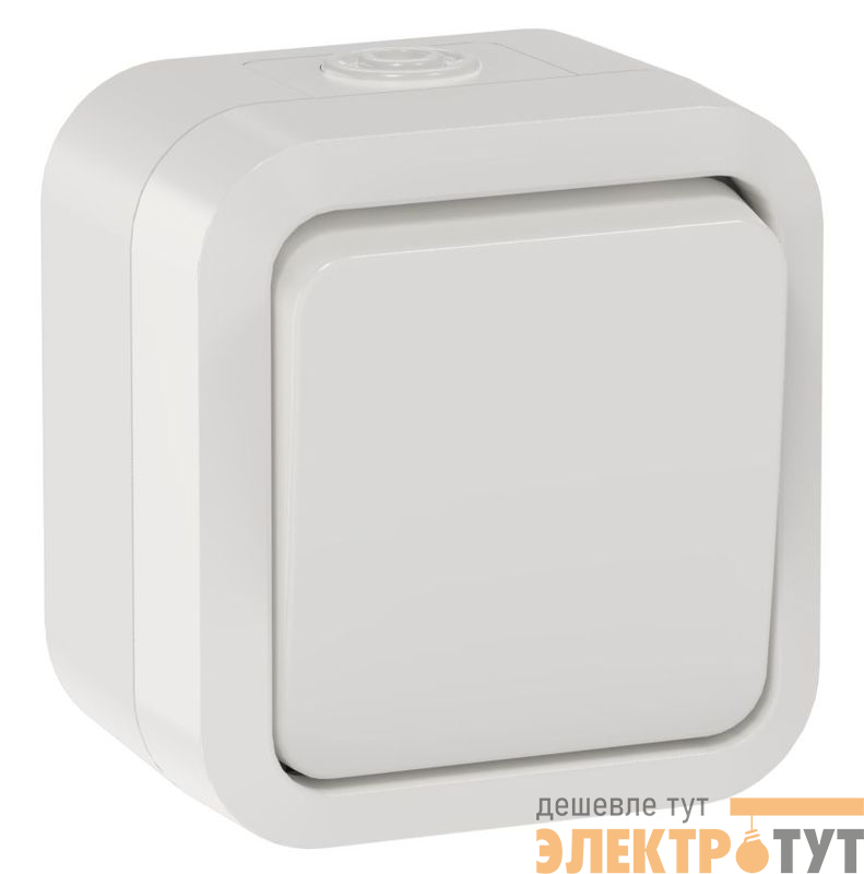 Выключатель 1-кл. 2п ОП TORS TS311 10А IP55 бел. IEK TS-V16-0-10-55-K01