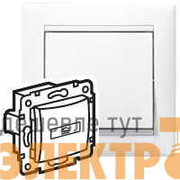 Выключатель карточный 1-кл. СП Valena 10А IP20 для гостиничных номеров механизм бел. Leg 774234