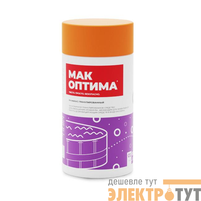 Средство для релугировки PH минус МАК ОПТИМА гранулированный 1.5кг (11386) INTEX 4620005811386