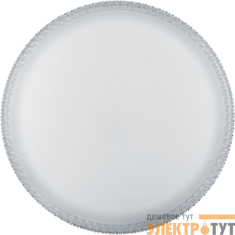 Светильник светодиодный 95 857 NLF-C-030-07 48Вт 4000К IP40 3840лм 375х58мм круглый хрусталь NAVIGATOR 95857