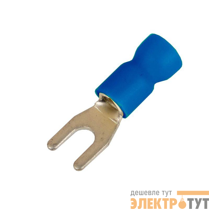 Наконечник вилочный с изолир.фланцем ПВХ легкий ввод жилы 1.5-2.5кв.мм М3 d3.2мм (НВИ) (уп.100шт) DKC 2B13P-EE-PVC