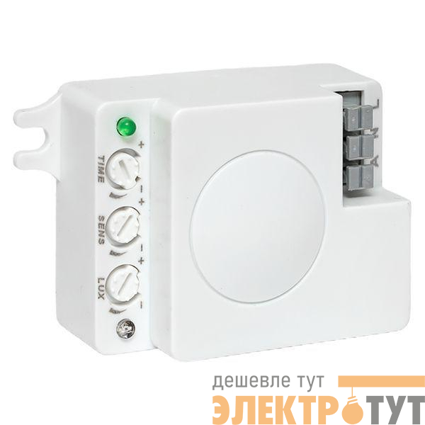 Датчик движения микроволновый MW-706 1200Вт 360град. до 10м IP20 бел. EKF dd-mw-706