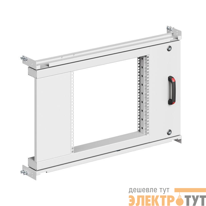 Рама поворотная частичная центрированная 6U для 19дюйм оборудования для корпусов CQE N 400х1000мм DKC R5FRKP610