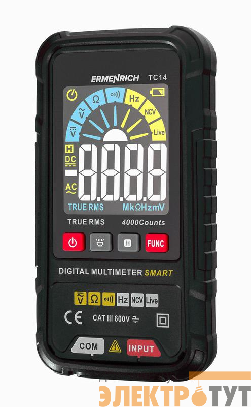 Мультиметр цифровой Zing TC14 Ermenrich 82981