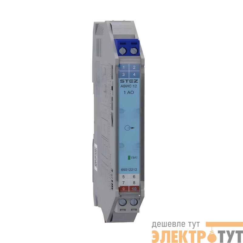 Барьер искрозащиты разделительный преобразователь выходных аналоговых сигналов АВИС12-IDS-I-I-N СТЭЗ 65012212