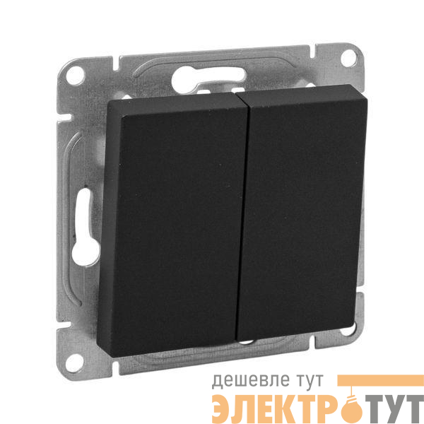 Выключатель перекрестный 2-кл. СП Эпика механизм черн. EKF UP1-SWB-22