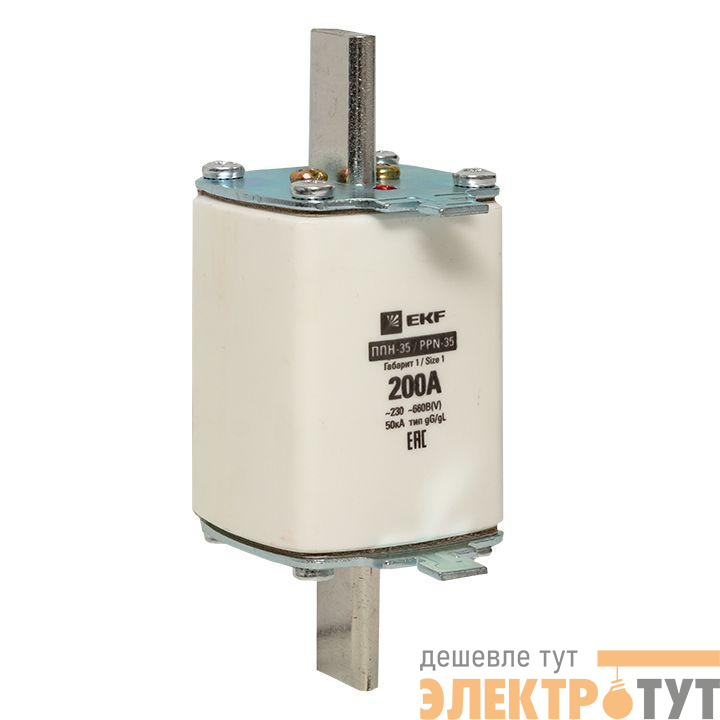 Вставка плавкая ППН-35 250/200А габарит 1 PROxima EKF fus-35/250/200
