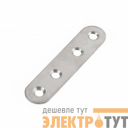 Пластина крепежная мебельная 100х17х2мм оцинк. Tech-Krep/Zitar 141949