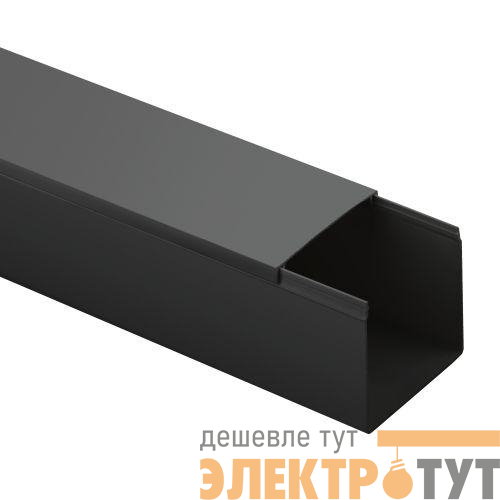 Кабель-канал 60х60 L2000 черн. KK-B-60-60 Эра Б0061747