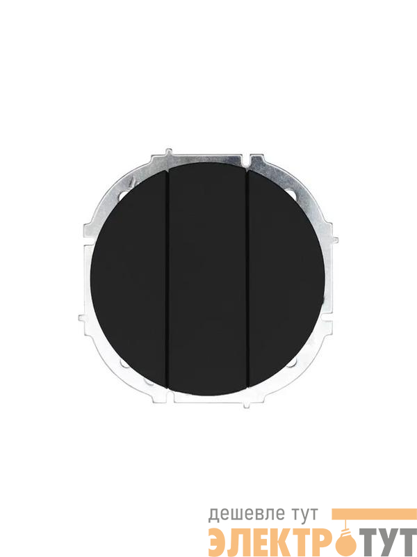 Выключатель 3-кл. СП OSEN механизм черн. бархат LEZARD 743-4288-109