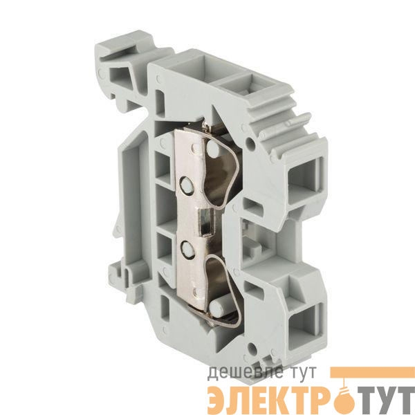 Колодка клеммная JXB-S-10 57А (284-101) пружинная сер. EKF plc-jxb-s-10g