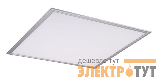 Светильник светодиодный ДВО-4008-L 36Вт 6500К IP40 595х595 без драйвера тонкая панель серебр. EKF LPS-4008-L-36-6500