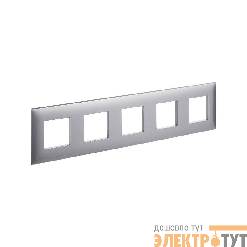 Рамка 10мод. ARTLEBEDEV Avanti "Закаленная сталь" DKC 4404900