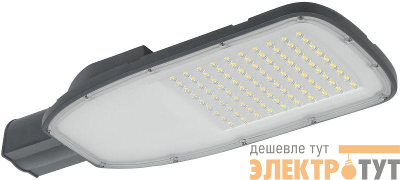 Светильник светодиодный ДКУ 1004-200Ш 5000К IP65 уличный консольный сер. IEK LDKU1-1004-200-5000-K03