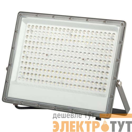 Прожектор светодиодный LPR-063-0-65K-200 200Вт IP65 6500К 20000лм Г 90град. сер. Проектный Эра Б0067709