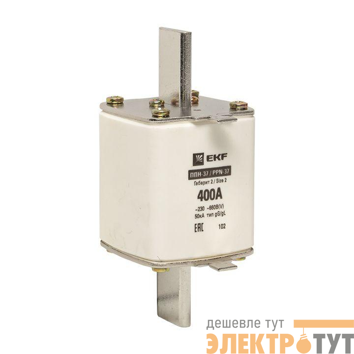 Вставка плавкая ППН-37 400/400А габарит 2 PROxima EKF fus-37/400
