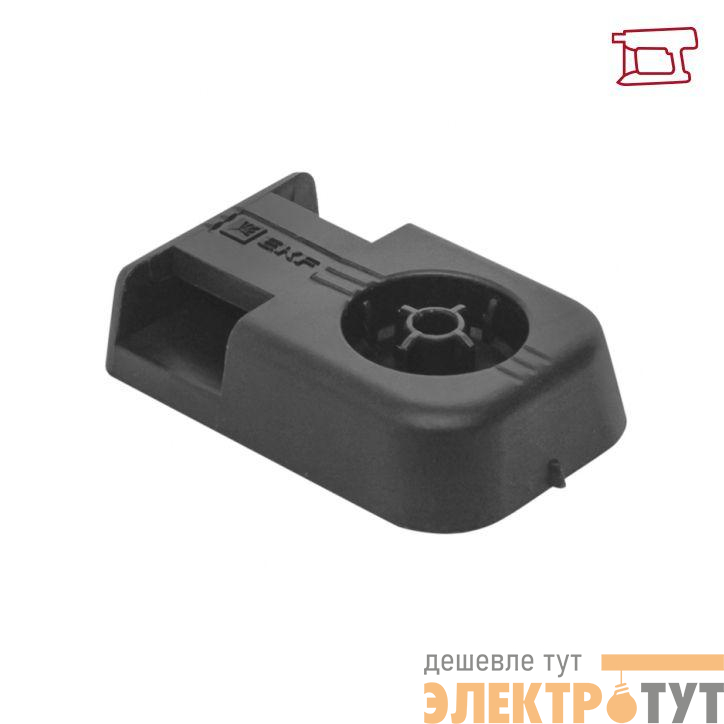 Площадка под стяжку для прямого монтажа черн. (уп.100шт) PROxima EKF pdm-b
