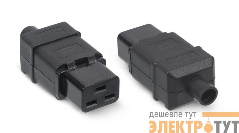 Вилка разборная С 19 IEC-320-C19 разъем IEC Cabeus 9648c
