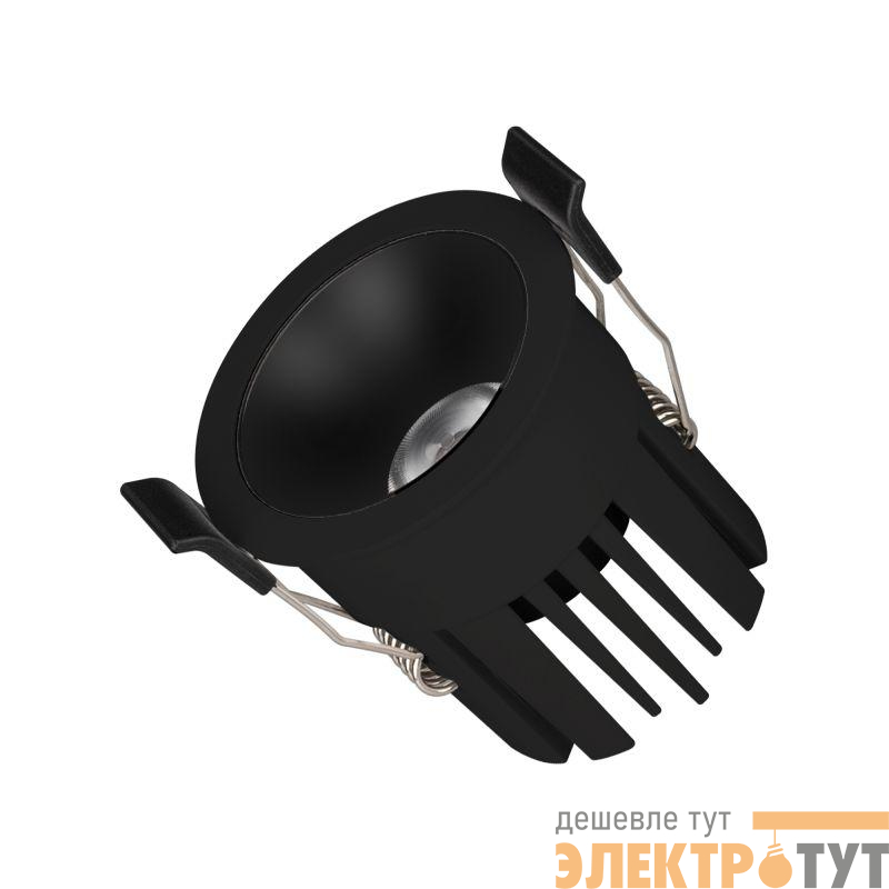 Светильник светодиодный MS-ATLAS-BUILT-R58-10W Warm3000 (BK-BK 35 deg 230В) IP20 металл Arlight 035464(1)