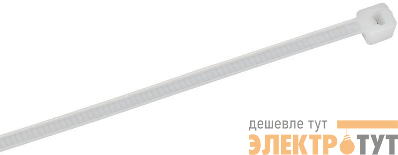 Хомут 2.5х130мм P6.6 стандартный бел. (уп.100шт) IEK UHH30-D025-130-100-K01