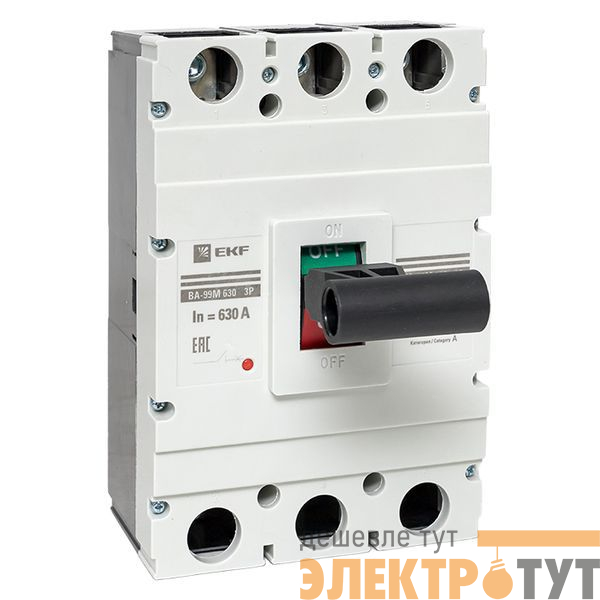 Выключатель автоматический 3п 630/630А 50кА ВА-99М PROxima EKF mccb99-630-630m