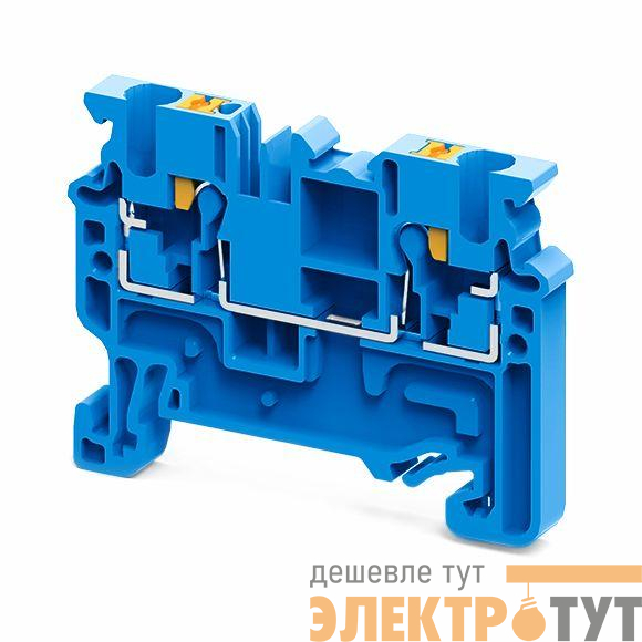 Клемма проходная push-in OptiClip CP-2.5-I-BU-24А (0.2-2.5) син. КЭАЗ 331839