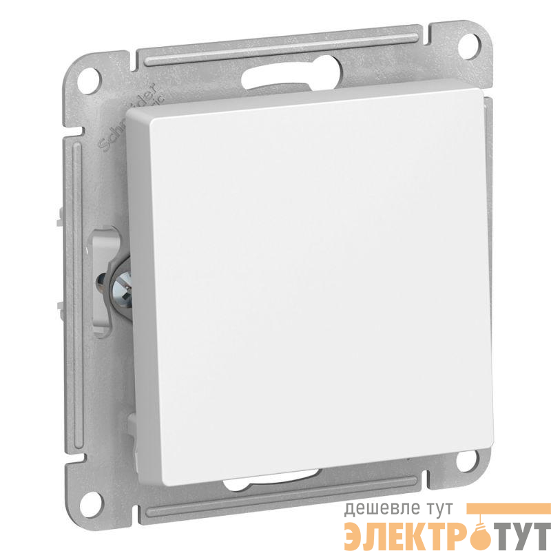Выключатель 1-кл. СП AtlasDesign 10А IP20 (сх. 1) 10AX с самовозвратом механизм бел. SE ATN000115