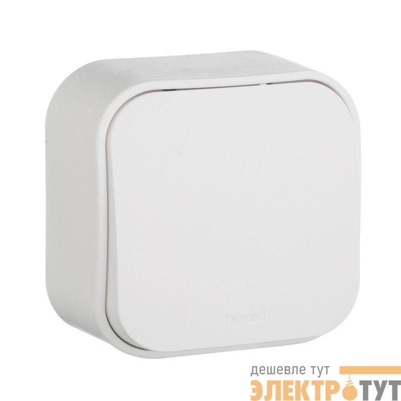 Переключатель проходной 1-кл. ОП Quteo 10А IP20 10AX бел. IEK 782204