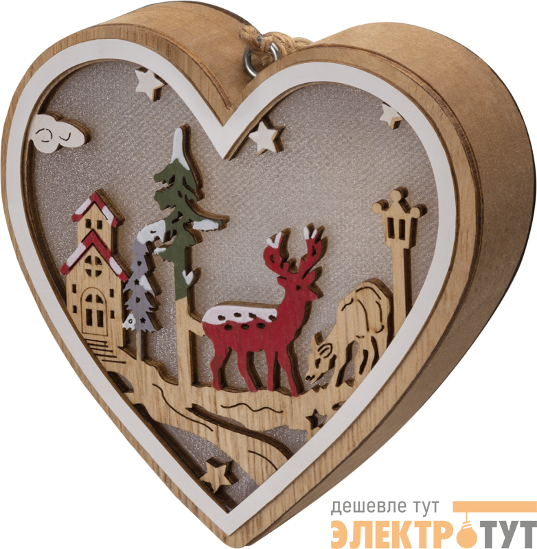 Гирлянда светодиодная "Игрушка сердце" 95 055 NGF-D045-06 Navigator 95055