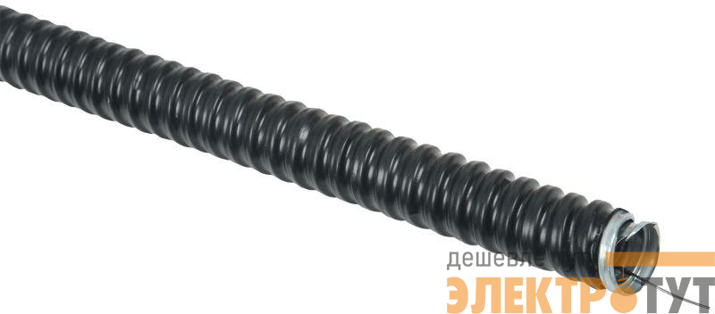 Металлорукав МПГнг-LS-20 d20 с протяжкой ELASTA (уп.50м) IEK CMP27-020-K02-050