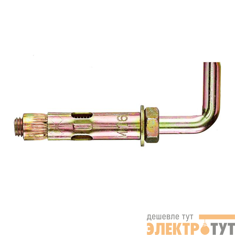 Болт анкерный с Г-образ. крюком HL 16х80 (уп.2шт) Tech-Krep/Zitar 112569