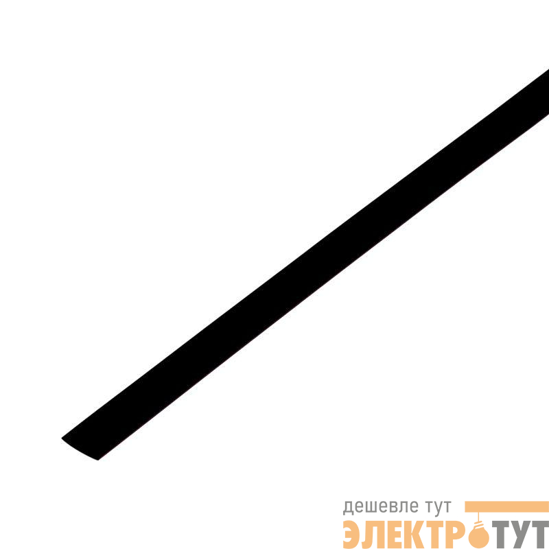 Трубка термоусадочная ТУТ нг 4.0/2.0 черн. 1м Rexant 20-4006