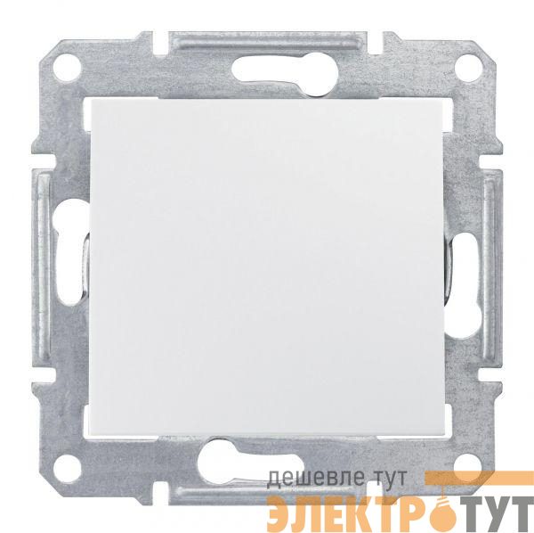 Переключатель проходной 1-кл. СП Sedna 10А IP44 (сх. 6) 250В бел. SchE SDN0400521