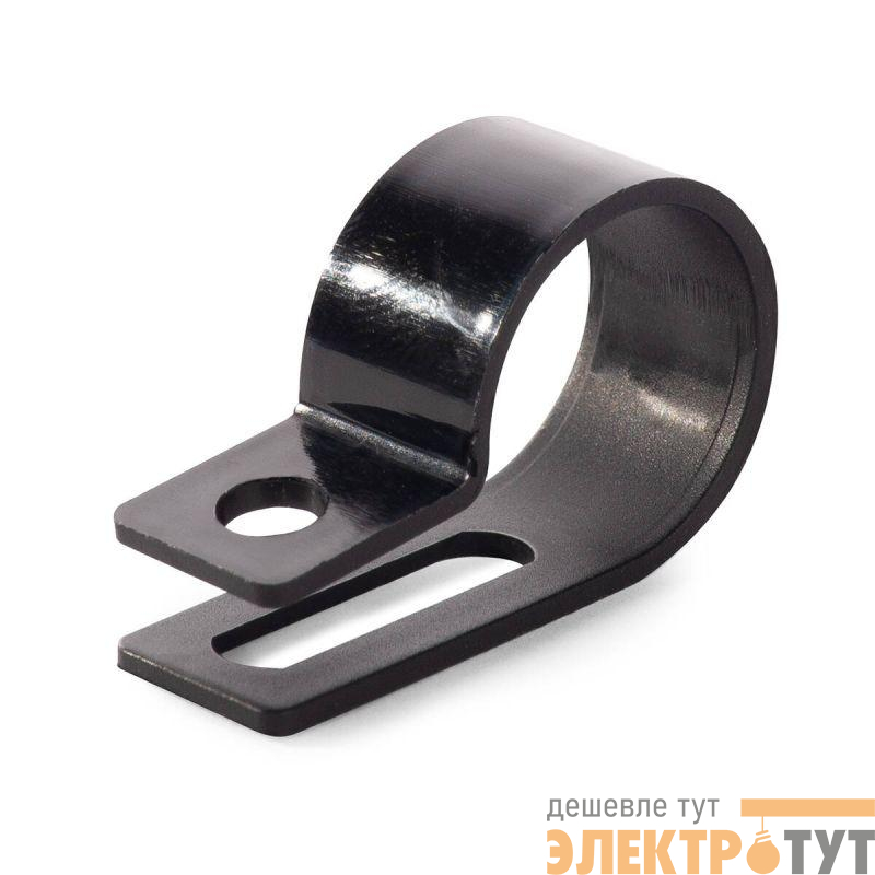 Скоба СНК 20 пластик. черн. (уп.100шт) Fortisflex 103933