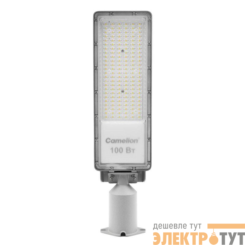 Светильник THL-1006 100Вт 5700К IP65 12000лм 180-240В 500х130х79 КСС "Ш" 1/10 ПВ уличный Camelion 16342