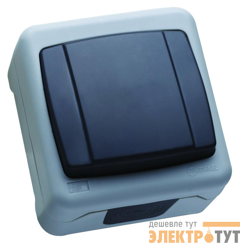 Выключатель проходной 1-кл. IP55 сер. Makel 36064005