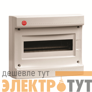 Щиток настенный 12мод. IP40 без дверцы сер. DKC 83612