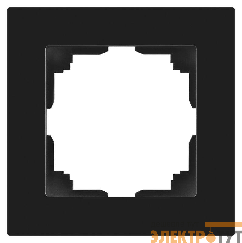 Рамка 1-м СП Accent 6-501-05 антрацит Intro Б0063750