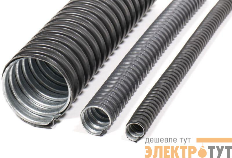 Металлорукав в ПВХ-изоляции Р3-ЦП нг LS 22 (уп.50м) ГОФРОМАТИК zeta44606