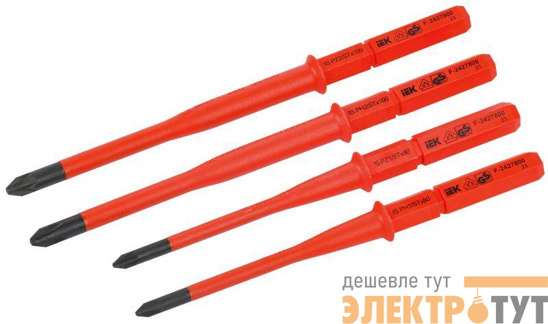 Набор диэлектрических жал SLIM PH/SL-PZ/SL 4шт ARMA2L 5 IEK A2L5-SH21D-BI-1-T2-304