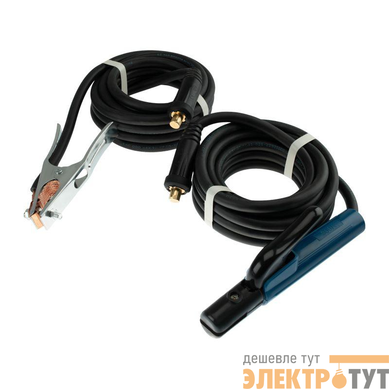 Комплект сварочных проводов СКР 35-50 25кв.мм 5м Rexant 16-0778