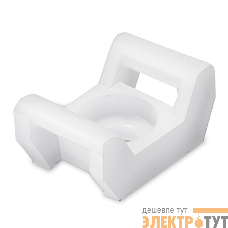 Основание для хомутов 25х16 под винт M5 черн. (уп.100шт) DKC 25497SR